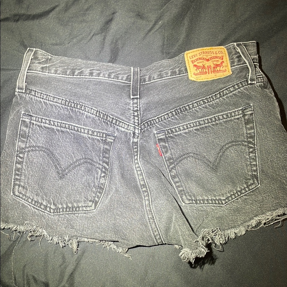 Levi's Women's black Denim Shorts